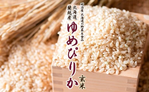 【令和7年産】 蘭越産 ゆめぴりか玄米 10kg