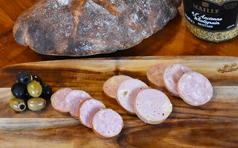 【北海道産豚肉使用】ケーゼブルストポークソーセージ4個（160g×4）【2419301】