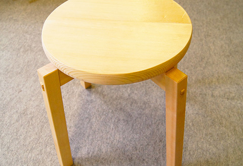 野坂木芸工房ハンドメイド椅子【15001】