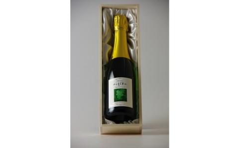 【北海道ニセコ町産】スペシャルキュベ2020ハーフボトル（スパークリングワイン）＜贈答用化粧木箱入り＞【10112】
