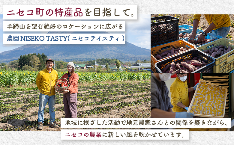 【ニセコ町】べにはるか(平干し)　100ｇ×3袋【48003】