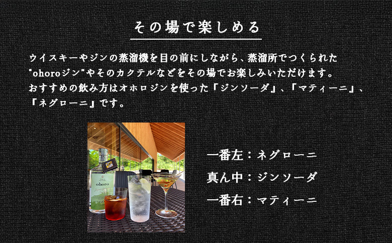 北海道ニセコ町産　ohoro GIN (スタンダード)【0914302】