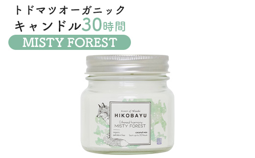 トドマツオーガニックキャンドル30時間 MISTY FOREST（ETHEREAL HARMONY CANDLE）【20038】