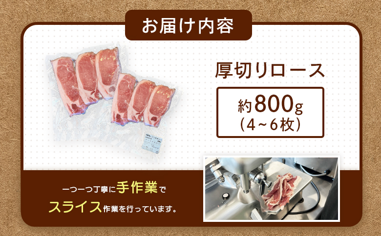 留寿都産　ルスツ羊蹄ぶた　厚切りロースとんかつ　食べきりセット【2201401】