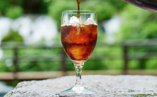 自家焙煎ネル濾し 【水出し珈琲】 720ml×2本 ［名水の郷 北海道京極町］ 布フィルター フランネル アイスコーヒー コーヒー 珈琲 自家焙煎 深煎 常温