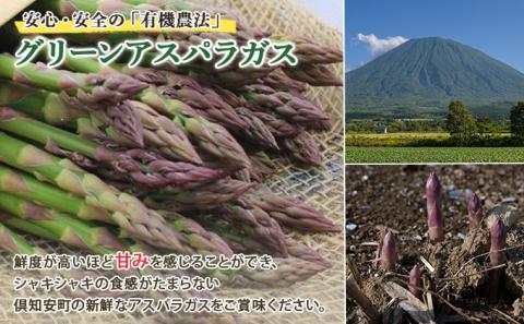 【2026年発送】北海道産 アスパラガス 有機 グリーンアスパラ 1kg前後 サイズ混合 オーガニック アスパラ 旬 朝採り 新鮮 お取り寄せ 産地直送 産直 野菜 農作物