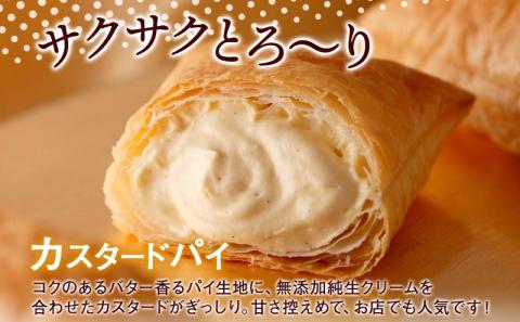 北海道 シュークリーム&カスタードパイ 各4個 洋菓子 パイ  カスタード クリーム 洋菓子 スイーツ デザート おやつ 冷凍 食べ比べ お菓子のふじい ニセコ 送料無料 北海道 倶知安町