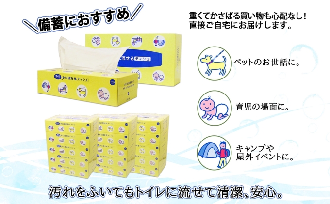 定期便 2カ月連続2回 北海道産 とけまるくん ボックスティッシュ 10箱 ポケットティッシュ 96個 セット