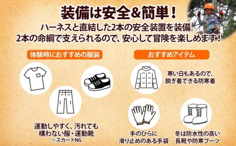 NACアドベンチャーパーク大人1日券