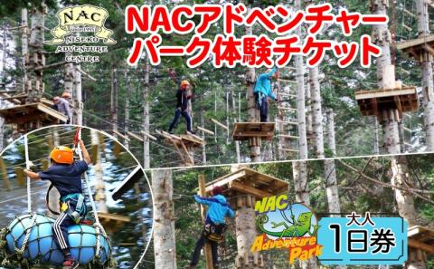 NACアドベンチャーパーク大人1日券