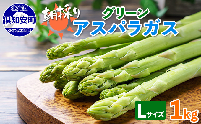 【2026年発送】 アスパラガス 北海道 グリーン 1kg セット Lサイズ 春 限定 旬 朝採り 新鮮 野菜 アスパラ ギフト gift 産地直送 産直 お取り寄せ 詰め合わせ 送料無料