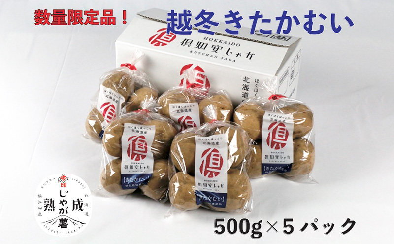 越冬 倶知安じゃが 特栽 きたかむい L 500g × 5PC (計2.5kg)