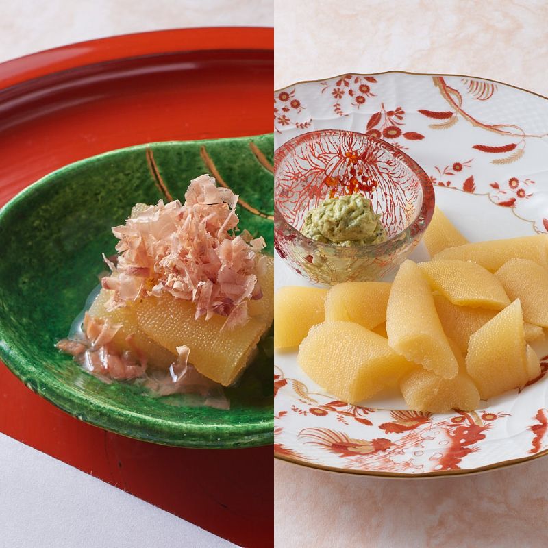 巨匠との共演　名店シリーズ　かつお一番だしでいただく京風数の子 100g　スモーク風数の子　特製バジルマヨネーズ添え100g F21H-464