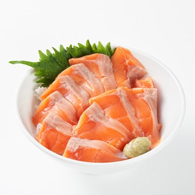 北海道とまりカブトサーモン　ハーフロイン4個(計440g前後) 小分け【配送不可地域：離島】