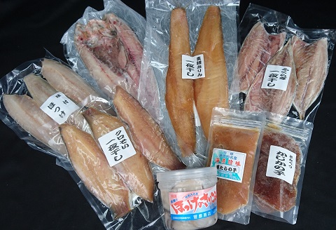 菅原商店の冷凍珍味セット