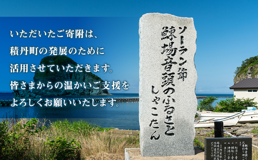 北海道 積丹町☆応援寄付金☆【返礼品なし】5,000円