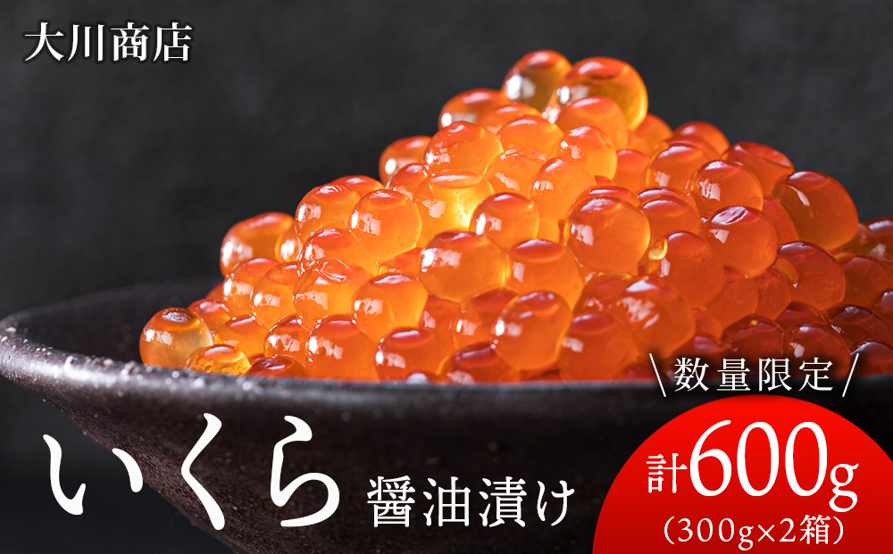 いくら醤油漬け2箱セット＜大川商店＞
