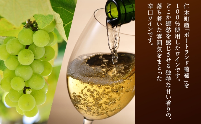 無地熨斗 ポートランド ブドウ ワイン 720ml 1本 熨斗付き葡萄 ぶどう 果実 果実酒 お酒 アルコール 白ワイン 辛口 お取り寄せ ギフト gift ボトル 紙箱 御中元 お中元 熨斗 のし