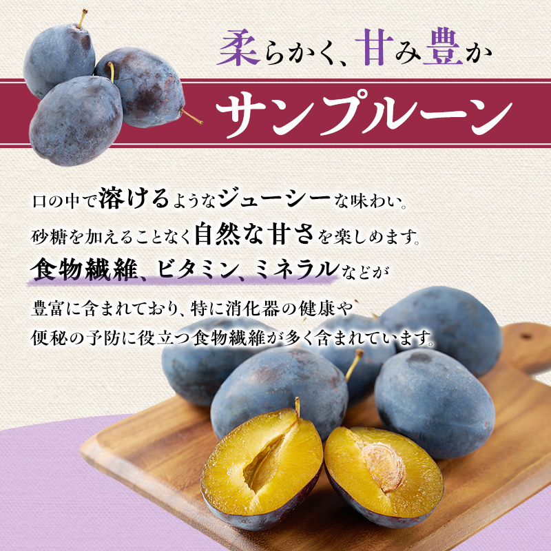 [先行受付] 北海道仁木町産 プルーン 1.6kg（品種：サンプルーン） 厳選品 果物詰合せ フルーツ 果物 くだもの[松山商店]