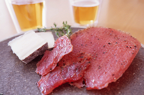 ポークジャーキー 5パック 《 ロイヤルストレートフラッシュポーク 》 ジャーキー セット 豚肉 ポーク おつまみ つまみ 晩酌 ビール 日本酒 ワイン 家飲み 宅飲み 自宅用 プレゼント 贈り物 ギフト お土産 北海道 余市町