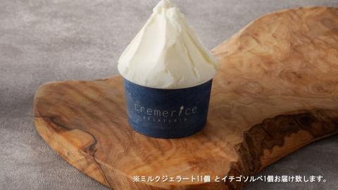 クレメリーチェのジェラート職人が厳選した素材で作るプレミアムジェラート＆ソルベ12個セット_Y032-0007