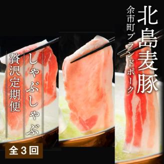【定期便全3回】豚 しゃぶしゃぶ 合計2.4kg 食べ比べセット_Y049-0005