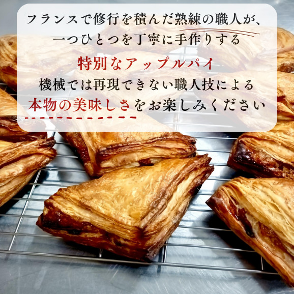【ザクザク薫るアップルパイ（6個入）】余市 札幌 北海道 人気店 りんご 林檎 こだわり お菓子 スイーツ 本格 催事 デパート こだわりアップルパイ 余市アップルパイ 人気アップルパイ 本格アップルパイ ザクザクアップルパイ_Y107-0008