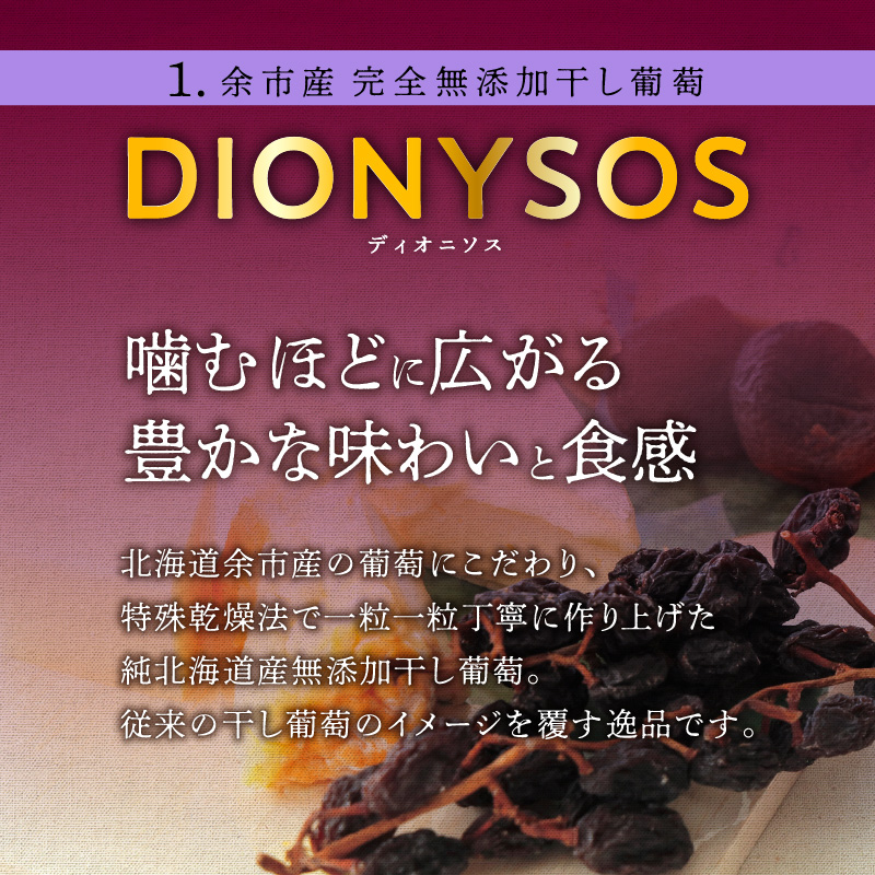 【ギフトボックス】余市産完全無添加干し葡萄と余市産セレクトワインのマリアージュセット ～B～_Y050-0026