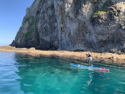 北海道余市町開催　余市青の洞窟SUPツアー90分_Y093-0001