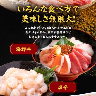 冷凍 ホッコクアカエビ （ 甘エビ ） 500ｇ エビ えび 海老 甘海老 殻付き おさしみ 刺身 生食 海鮮丼 唐揚げ おつまみ 冷凍 国産 海鮮 魚介 魚介類 ギフト 贈り物 お歳暮 父の日 お取り寄せ 北海道 余市町_Y006-0023