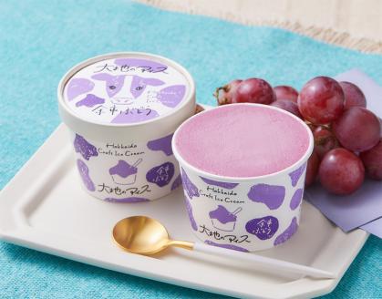 大地のアイス モウっと余市ぶどうセット