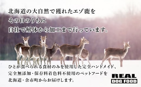 ペット用 エゾ鹿挽き肉 200ｇ×52袋≪REAL DOG FOOD≫