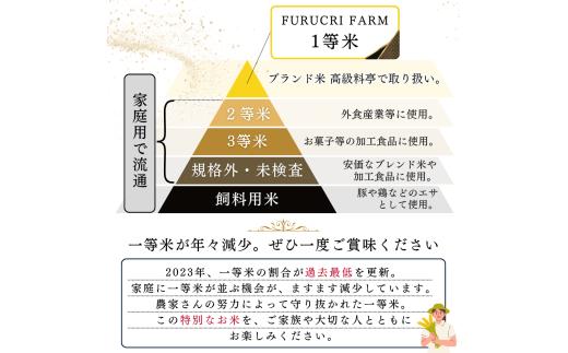 【定期便全12回】【順次発送中】◇令和7年産◇FURUCRI FARM 余市産 ななつぼし(精米) 3kg×12回_Y067-0311