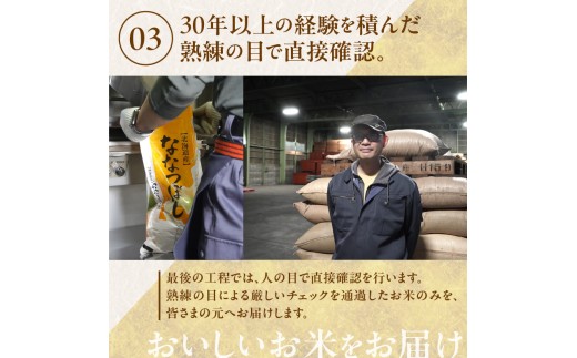 【10営業日以内発送】北海道産 ななつぼし 1kg 精米 お米 令和7年産 即納_Y138-0028