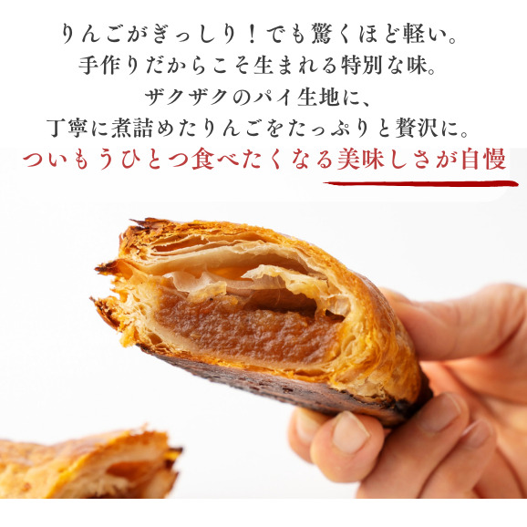 【ザクザク薫るアップルパイ（6個入）】余市 札幌 北海道 人気店 りんご 林檎 こだわり お菓子 スイーツ 本格 催事 デパート こだわりアップルパイ 余市アップルパイ 人気アップルパイ 本格アップルパイ ザクザクアップルパイ_Y107-0008