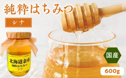 純粋 はちみつ シナ 600g 国産_Y057-0017