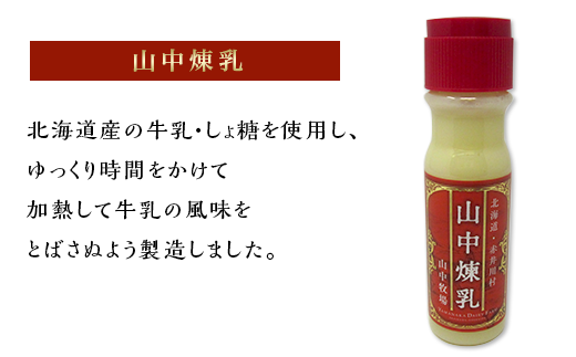 【青１赤１】山中牧場煉乳＆プレミアムバターセット（北海道赤井川村）