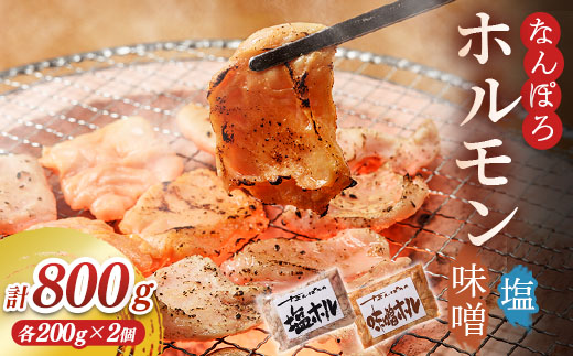 北海道南幌町 なんぽろ ホルモン 800g（各200g×2パック）セット NP1-290