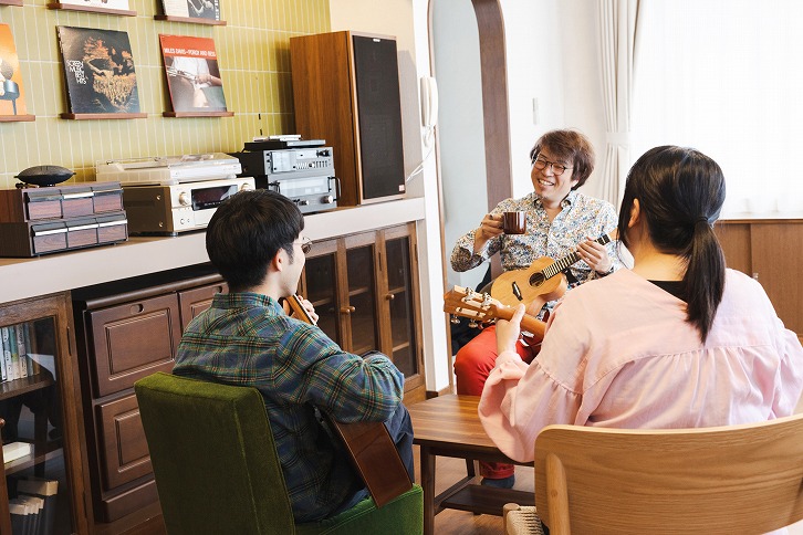 【北海道旅行の道央拠点におすすめ】奈井江町ゲストハウス『泊まれる音楽室』一棟貸切　（最大10名宿泊可）