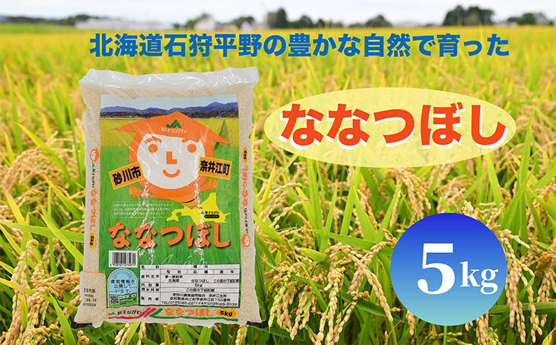 北海道奈井江町　ななつぼし　5kg