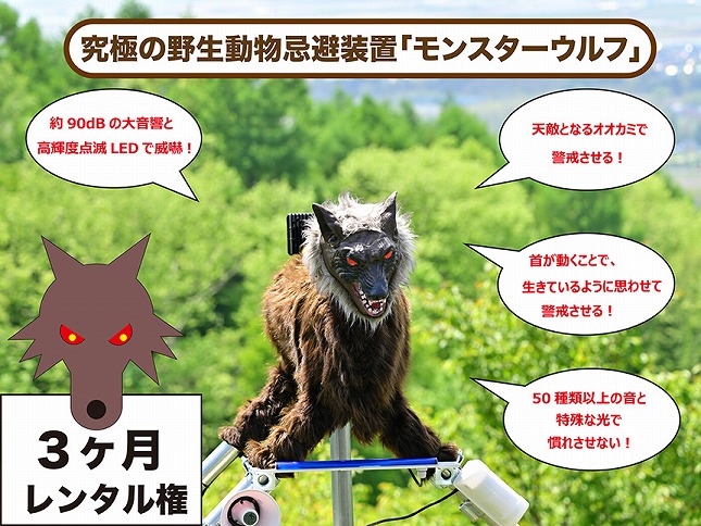 株式会社　太田精器　モンスターウルフ  3カ月レンタル権