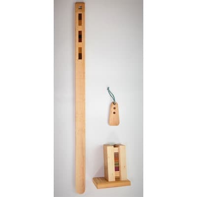 銘木靴ベラセット　カエデ