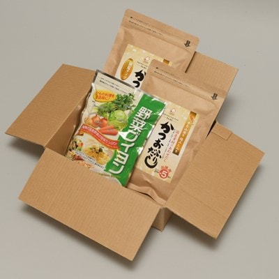 鮭ぶし入りかつおふりだし(減塩・化学調味料不使用) 26袋入×2個と野菜ブイヨン30袋入×1個セット