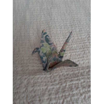 陶器　折り鶴　1羽