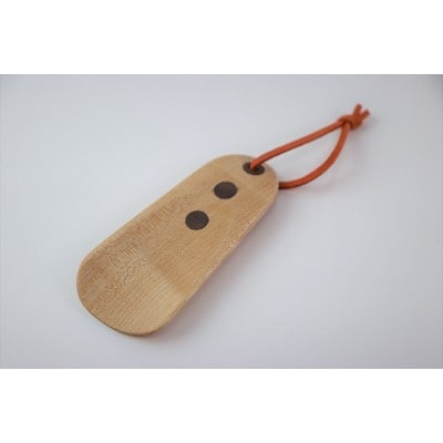 銘木靴ベラセット　カエデ