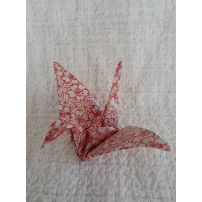 陶器　折り鶴　1羽