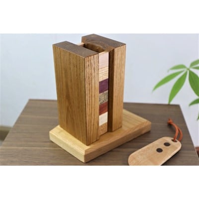 銘木靴ベラセット　エンジュ