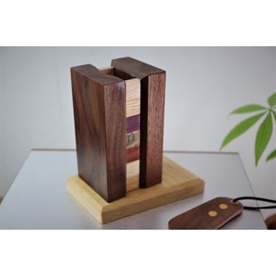 銘木靴ベラセット　ウォールナット