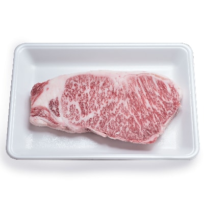 北海道長沼町産 馬追和牛 厚切りサーロインステーキ 400g【配送不可地域：離島】