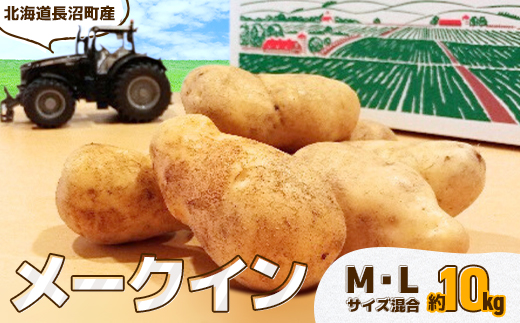 北海道長沼町産 メークイン 約10kg M・Lサイズ(サイズ混合)
